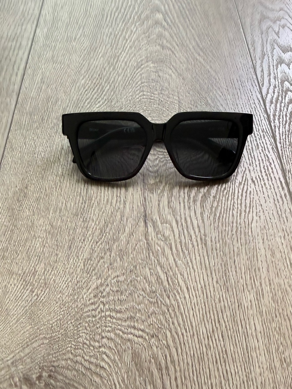quay australia psa black square retro sunglasses eyewear NEW